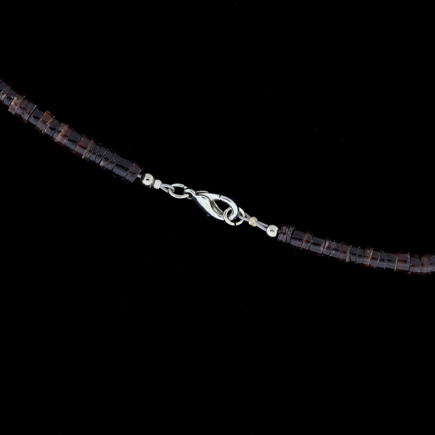 1-3/8" Modern Mako Tooth Necklace – Large Pen Shell Heishi