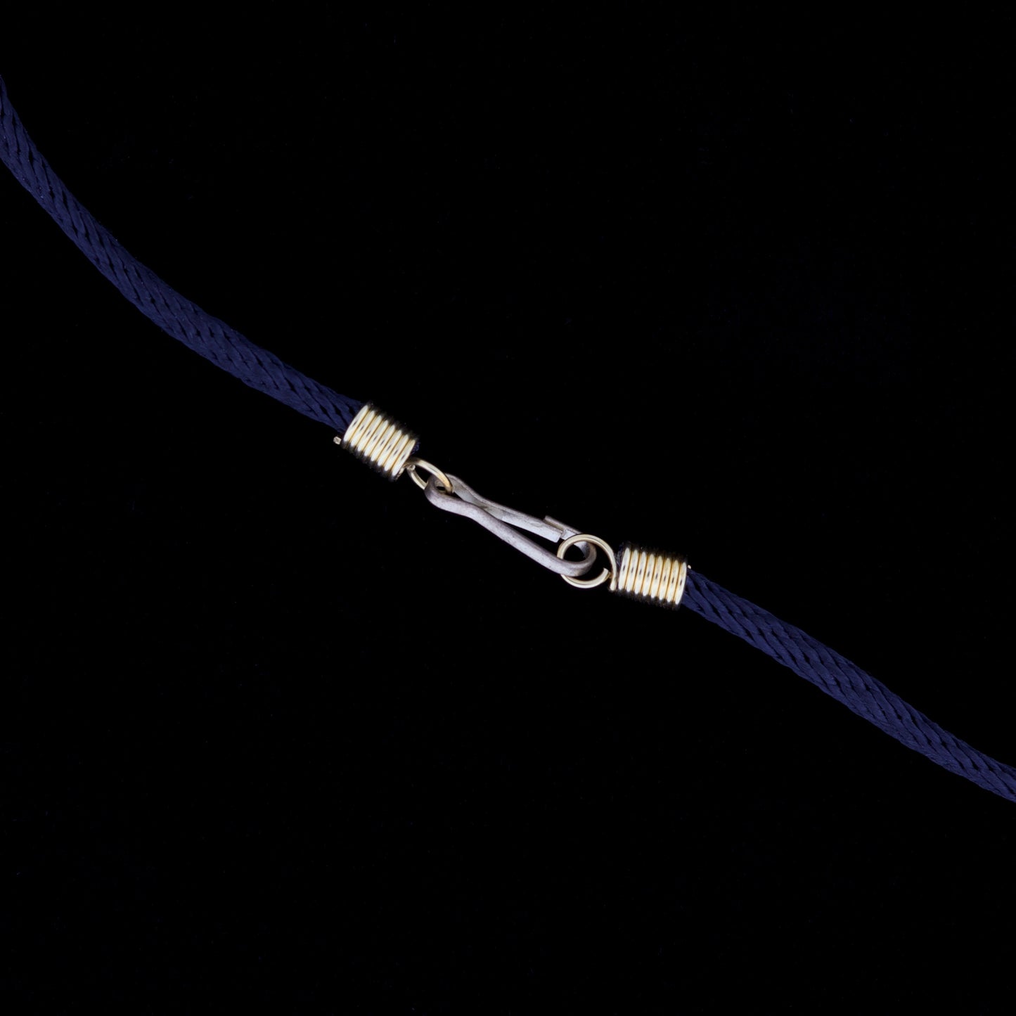 1-7/16" Modern Great White Tooth Necklace – Burnt Root, Wire Wrap